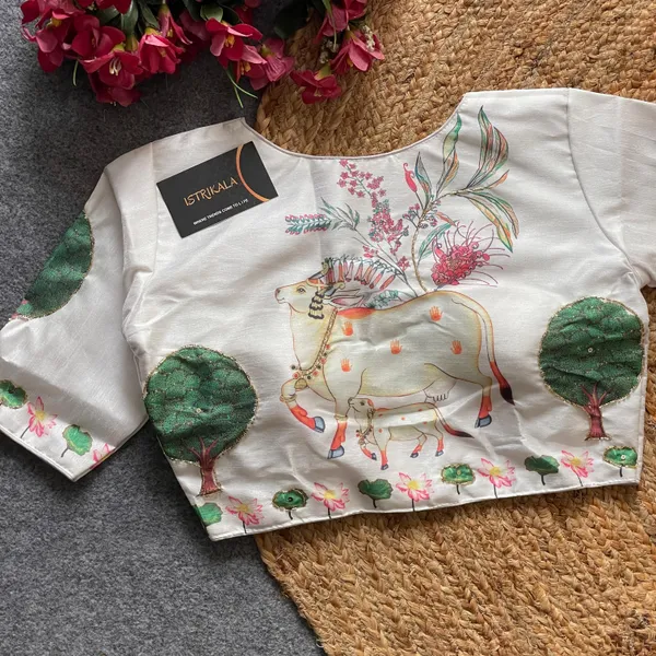 White_Pure_Silk_Blouse