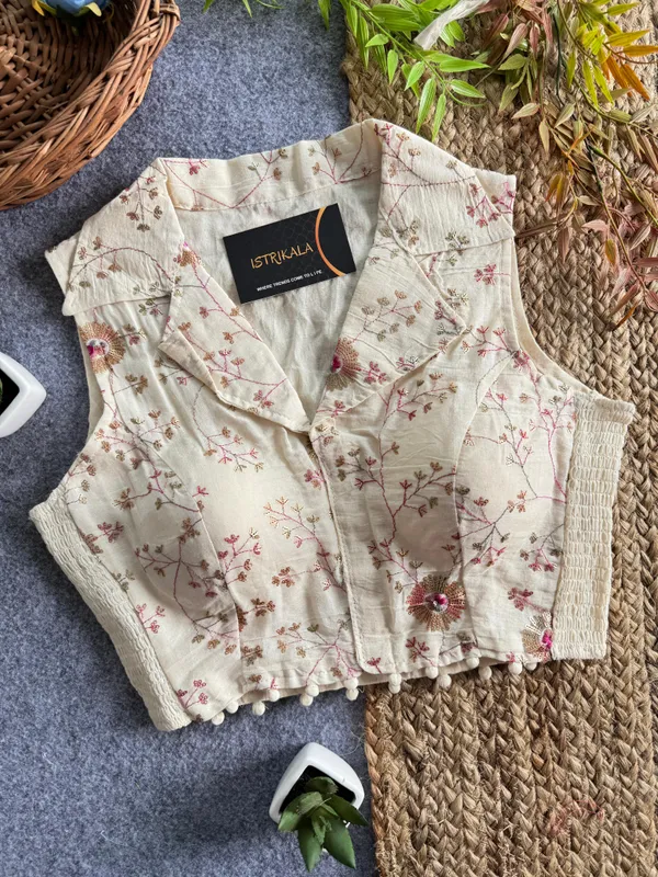 Women’s_Cotton_Slub_Embroidered_Top_|_Shirt_Collar_Ethnic_Fusion_Wear