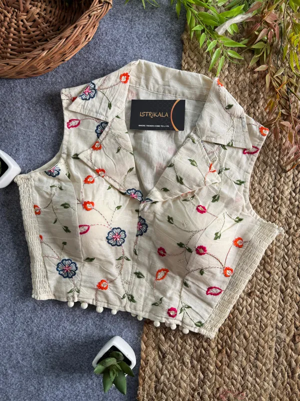 Women’s_Cotton_Slub_Embroidered_Top_|_Shirt_Collar_Ethnic_Fusion_Wear