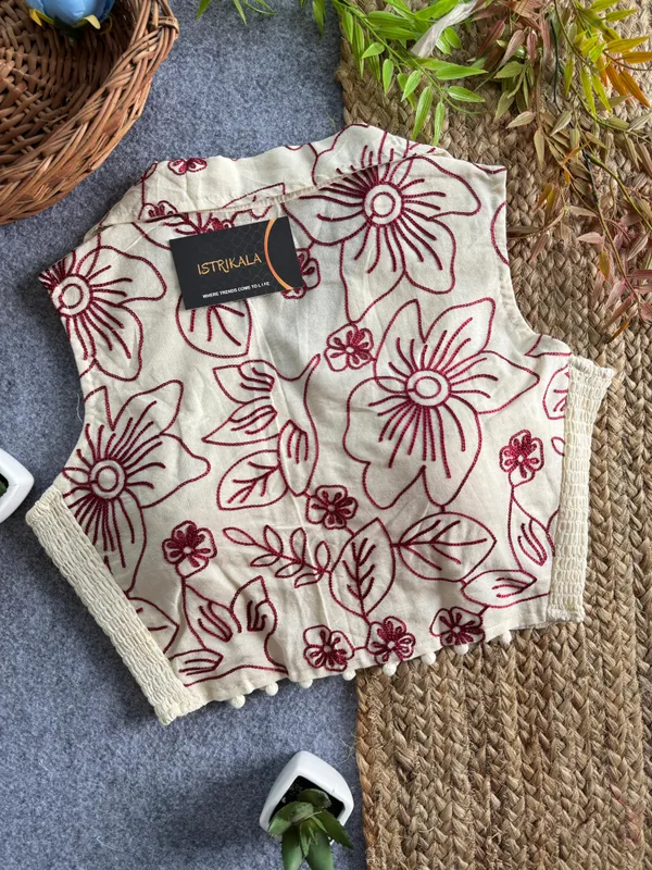 Women’s_Cotton_Slub_Embroidered_Top_|_Shirt_Collar_Ethnic_Fusion_Wear