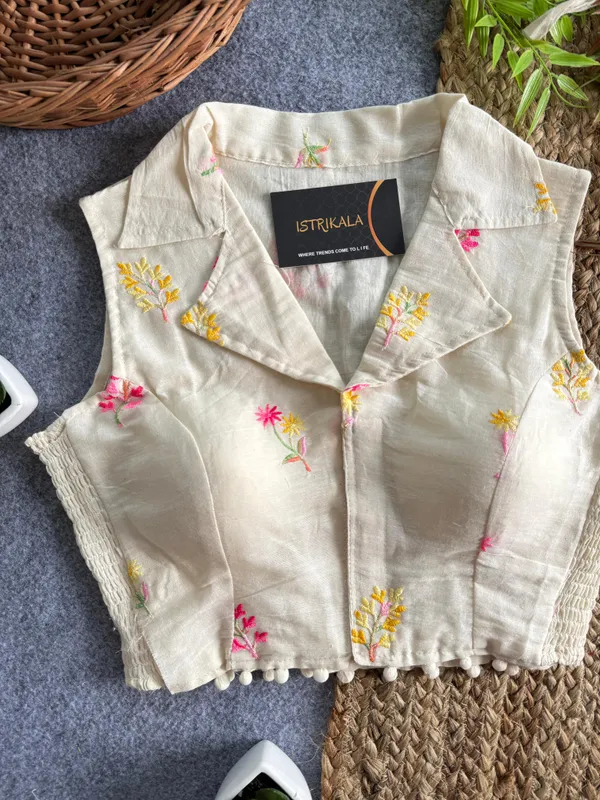 Women’s_Cotton_Slub_Embroidered_Top_|_Shirt_Collar_Ethnic_Fusion_Wear