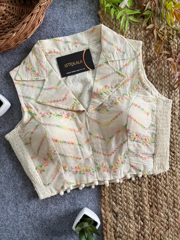 Women’s_Cotton_Slub_Embroidered_Top_|_Shirt_Collar_Ethnic_Fusion_Wear