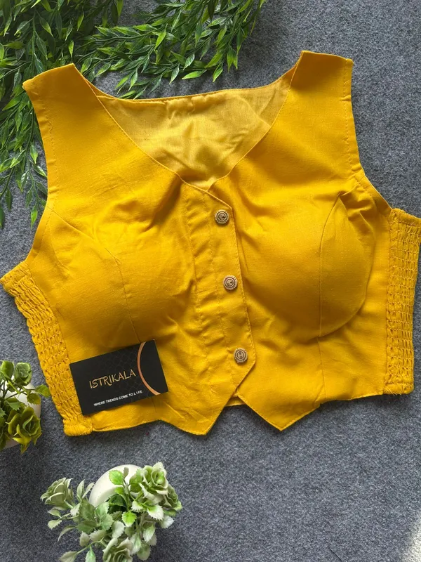 Women’s_Pure_Cotton_Stretchable_Saree_Blouse_|_Front_Open_Designer_Blouse_(Free_Size_34–40)