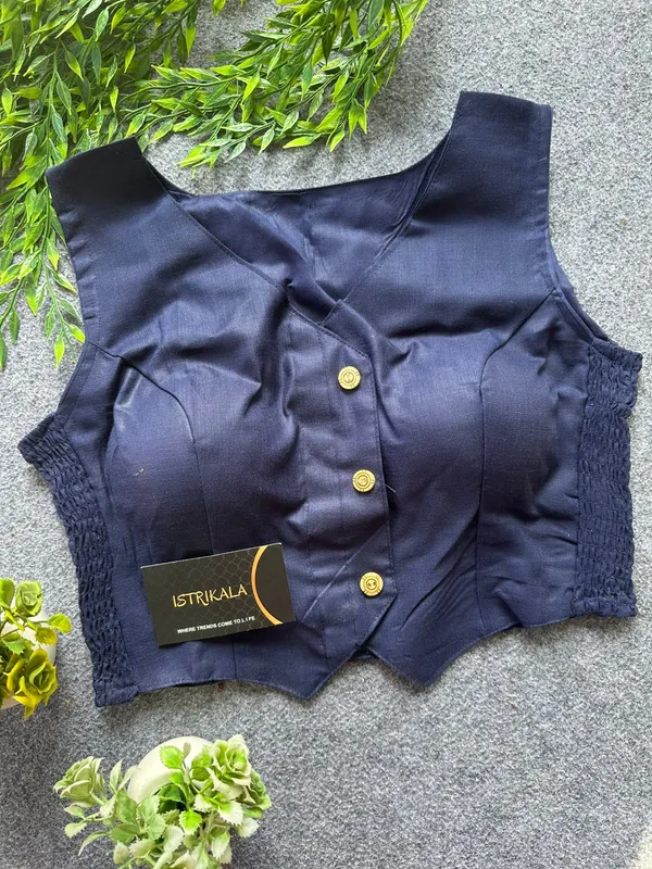 Women’s_Pure_Cotton_Stretchable_Saree_Blouse_|_Front_Open_Designer_Blouse_(Free_Size_34–40)