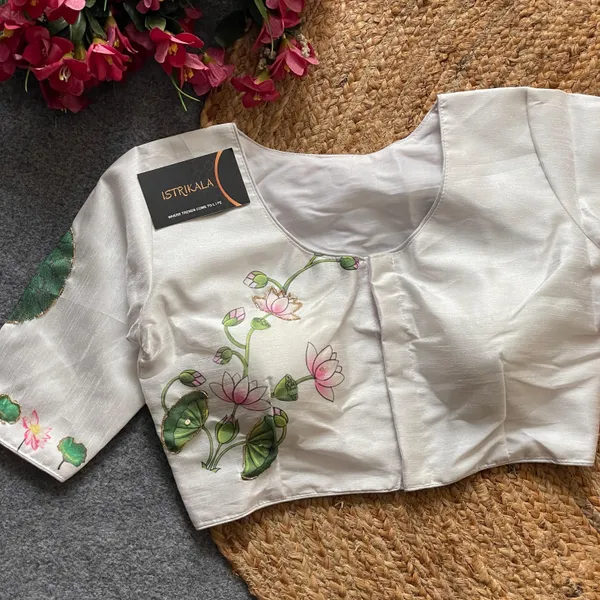 White_Pure_Silk_Blouse