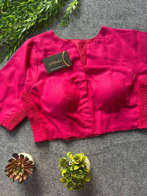 Plain_Cotton_Stretchable_Blouse_for_Saree_(38-42)