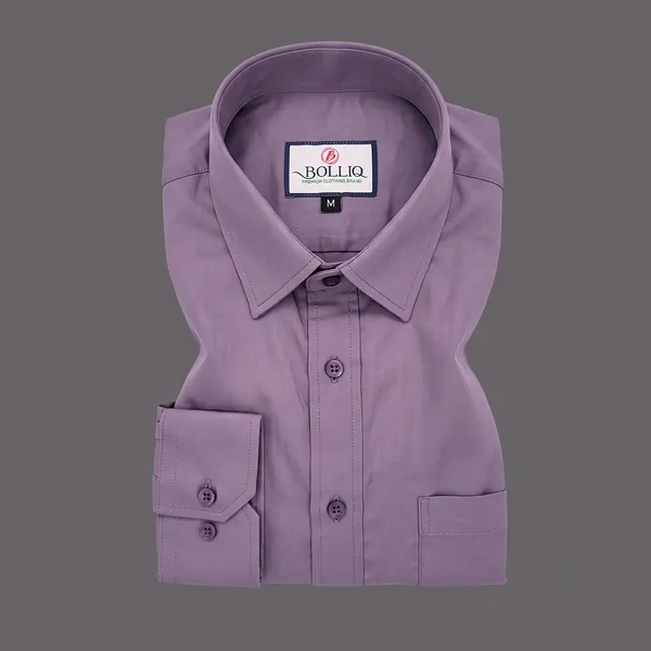 Bolliq_Premium_lavender_100%_Cotton_Linen_Shirt