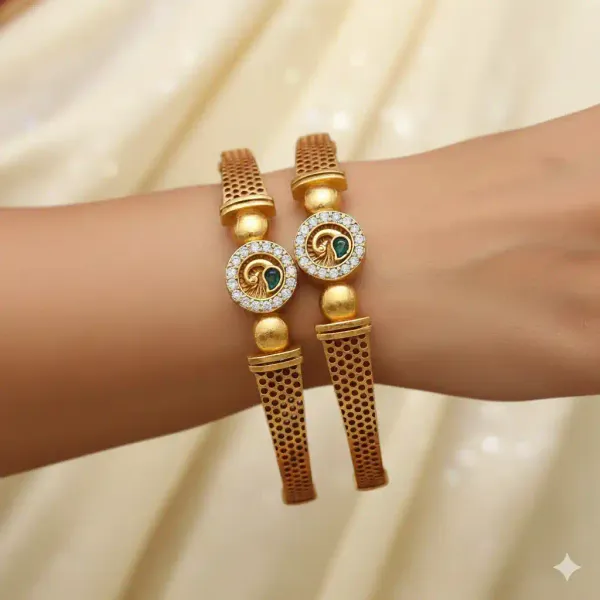 Micro_Gold_Plated_Dialy_Wear_Ad_Diamond_Fancy_Peacock_Bangle