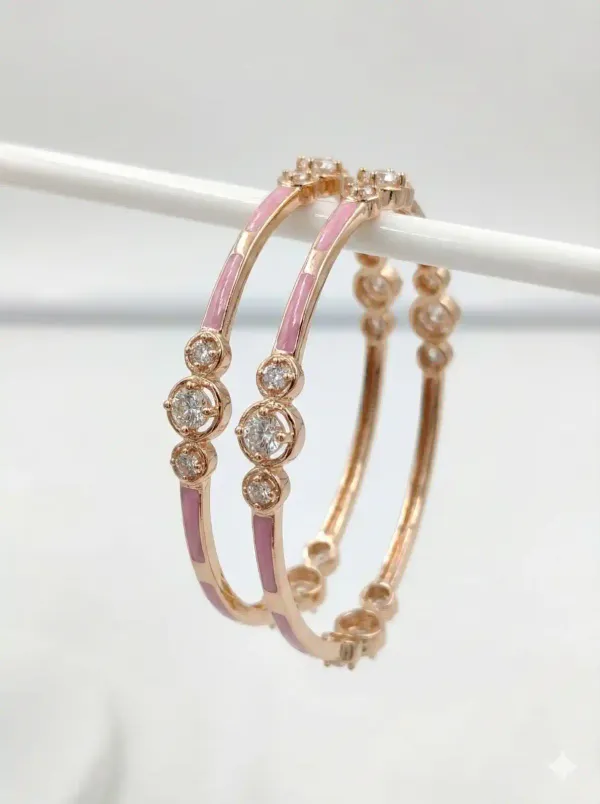 Rose_Gold_Plated_Ad_Diamond_Studed_Fancy_Round_Design_Pink_Meenawork_Bangle