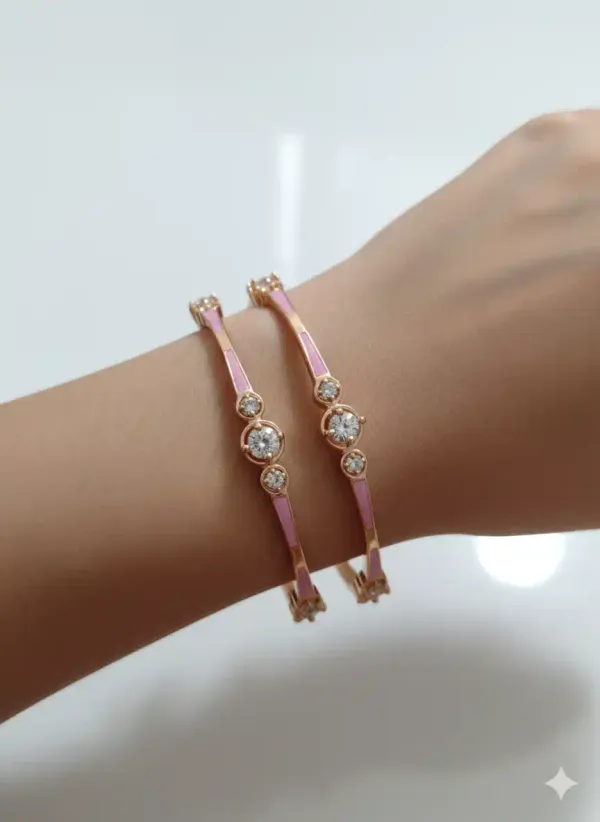 Rose_Gold_Plated_Ad_Diamond_Studed_Fancy_Round_Design_Pink_Meenawork_Bangle