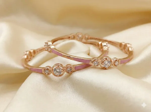 Rose_Gold_Plated_Ad_Diamond_Studed_Fancy_Round_Design_Pink_Meenawork_Bangle