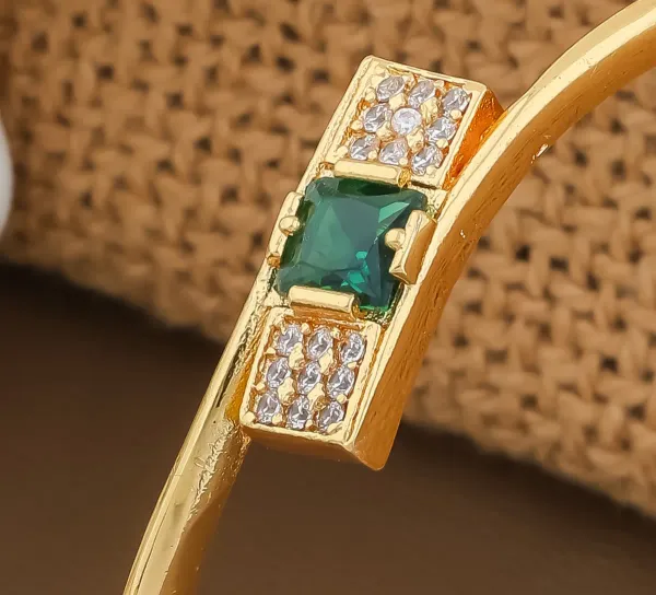 Elegant_Gold_Plated_Green_Stone_&_Ad_Diamond_Studded_Bracelet_With_Matching_Ring