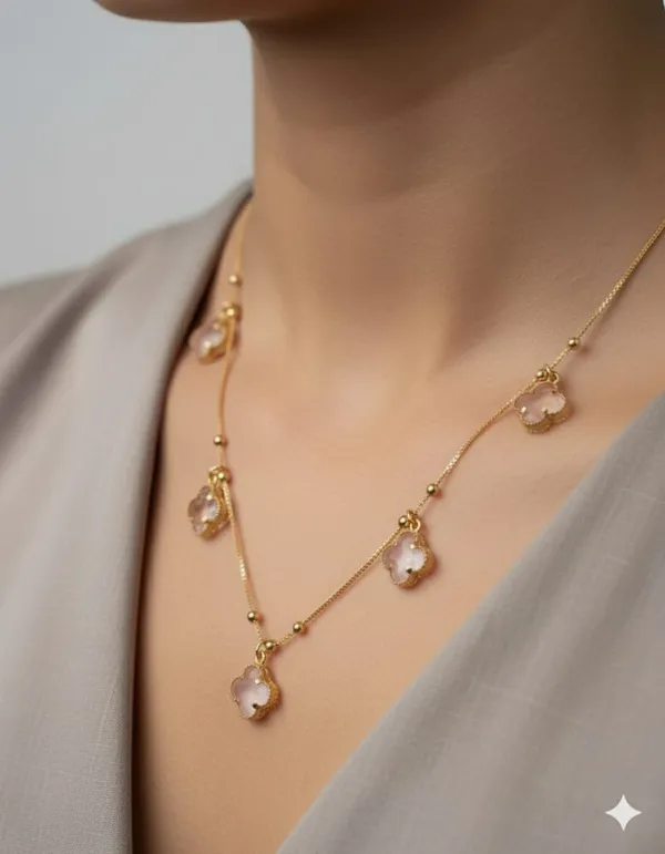Gold_Plated_Flower_Diamond_Charming_Chain