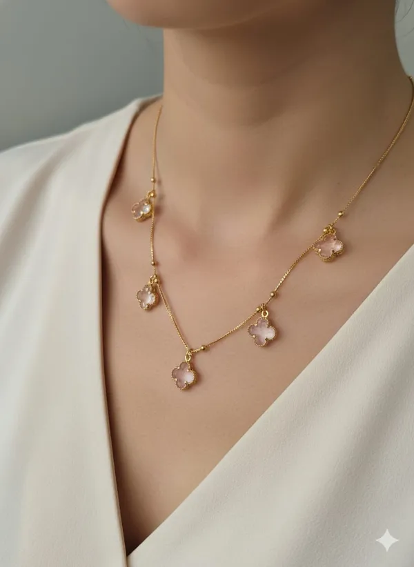 Gold_Plated_Flower_Diamond_Charming_Chain
