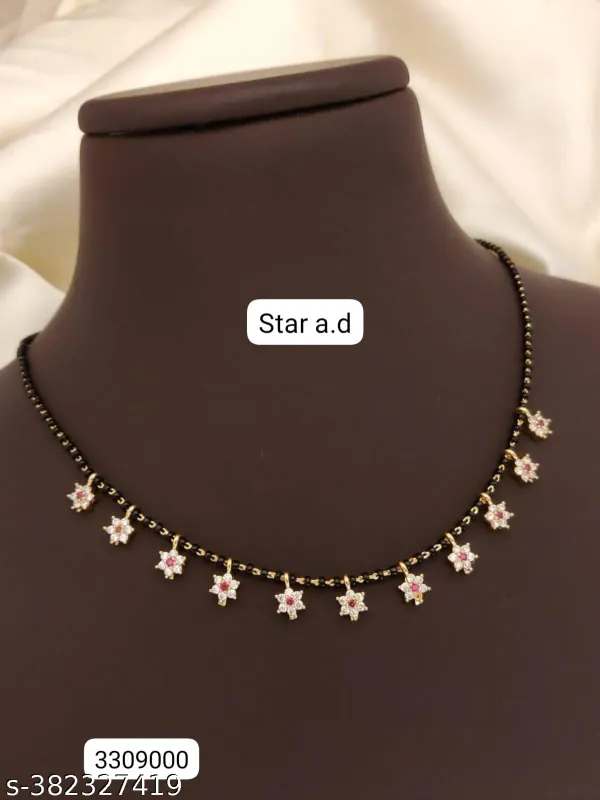 Micro_Gold_Plated_Ad_Diamond_Studed_Fancy_Flower_Mangalsutra