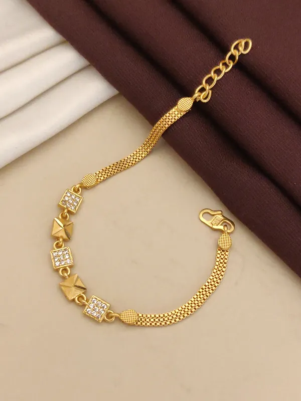 Micro_Gold_Plated_Ad_Diamond_Studed_Fancy_Square_Bracelet
