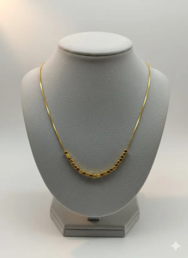 Micro_Gold_Plated_Daily_Wear_Fancy_Delicate_Square_Ball_Chain