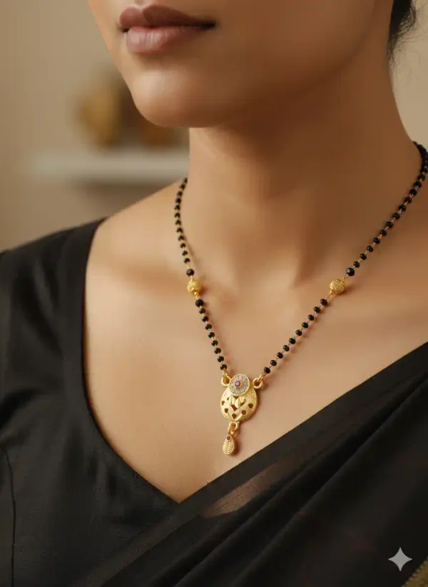 Traditional_Heart-Cut_Gold_Mangalsutra_With_Ruby_&_Stone_Detailing(18_Inches)