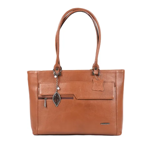 Tan_Premium_Leather_Hand_Bag_For_Women
