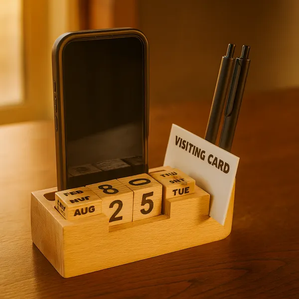 Capturing_Happiness_4_in_1_Wooden_Pen_Stand_With_Your_Name_And_logo_Printed,_Visiting_Card_Holder,_Mobile_Holder_For_Office_Table_With_Business_Card_Holder_Box_And_Mobile_Stand,_Personalized_Gift