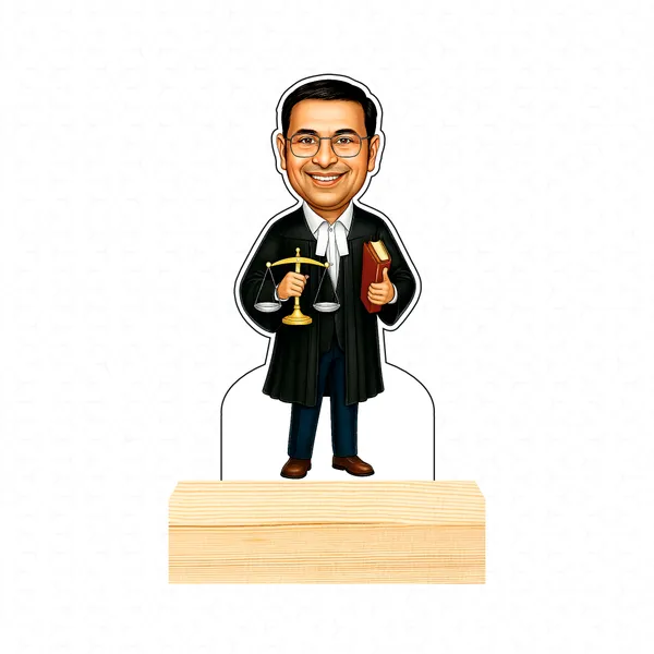 Customized_Male_Advocate_Caricature_Personalized_Gift_with_Wooden_Base,_Tabletop_Frame,_Name_&_Logo_Engraved