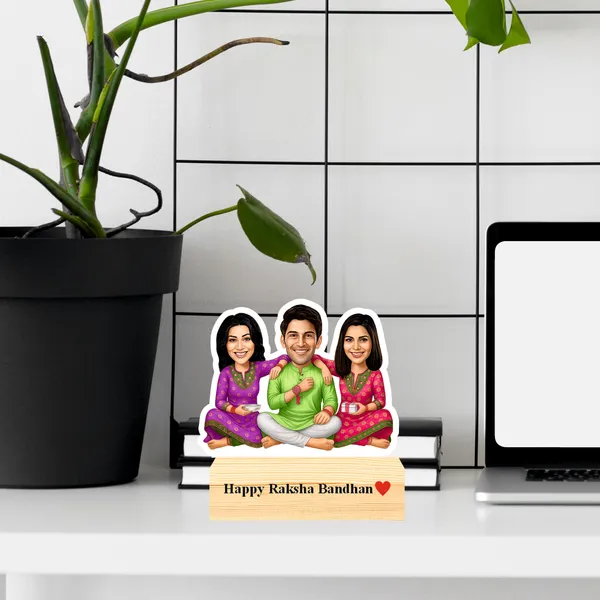 Rakhi_Special_Caricature_Gift___Personalized_Sibling_Standee_with_Wooden_Base