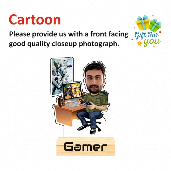 Capturing_Happiness_Customized_Gamer_Caricature_Wooden_Base_Table_Frame_With_Name_&_Logo_Gift_For_Unique_Desk_Décor_&_Gamers