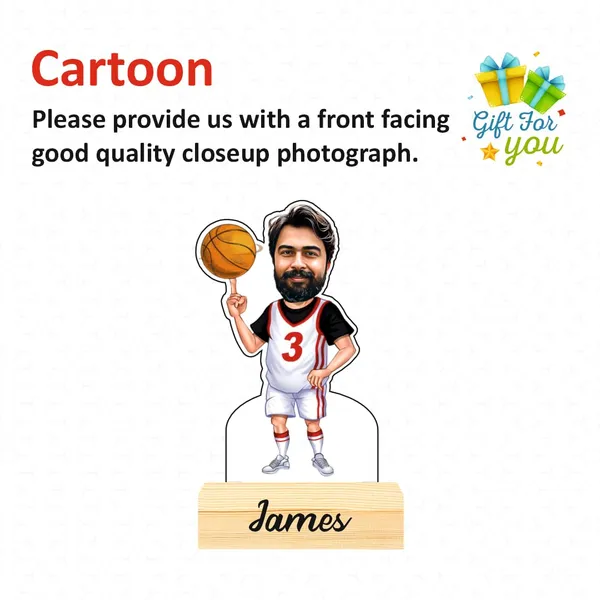 Capturing_Happiness_Customized_Sports_Basketball_Caricature_With_Name_Logo_Engraved_with_Wooden_Base_Personalized_Gift