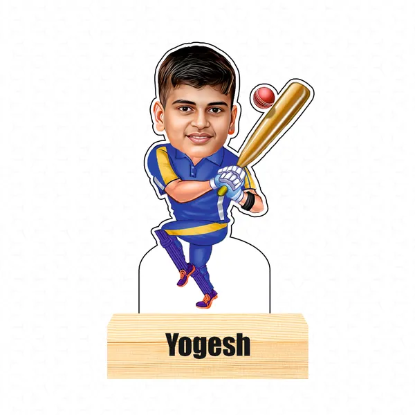 Cricket_Batsman_Caricature_Batsman_Personalized_Gift_with_Wooden_Base_Name_&_Logo_Tabletop_Frame_