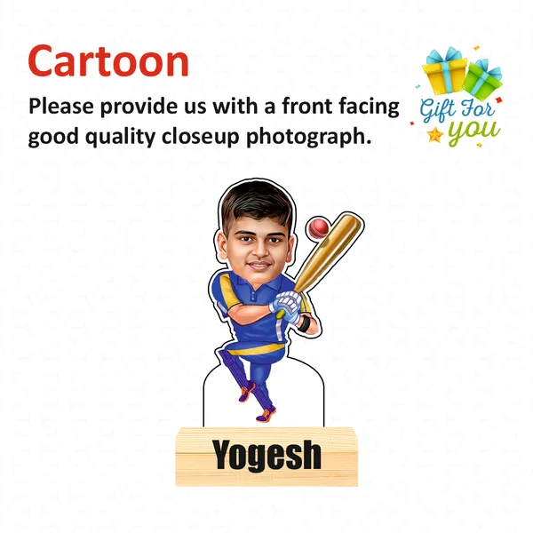 Cricket_Batsman_Caricature_Batsman_Personalized_Gift_with_Wooden_Base_Name_&_Logo_Tabletop_Frame_