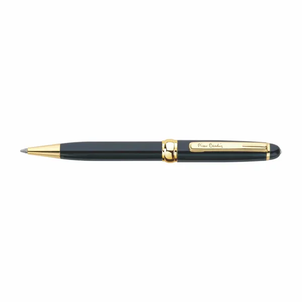 Pierre_Cardin_President_Premium_Metal_Ball_Pen_with_Twist_Mechanism_|_Luxurious_Black_Lacquer_Finish_Body_with_Golden_Trims_|_Ideal_for_Festive_&_Corporate_Gifting