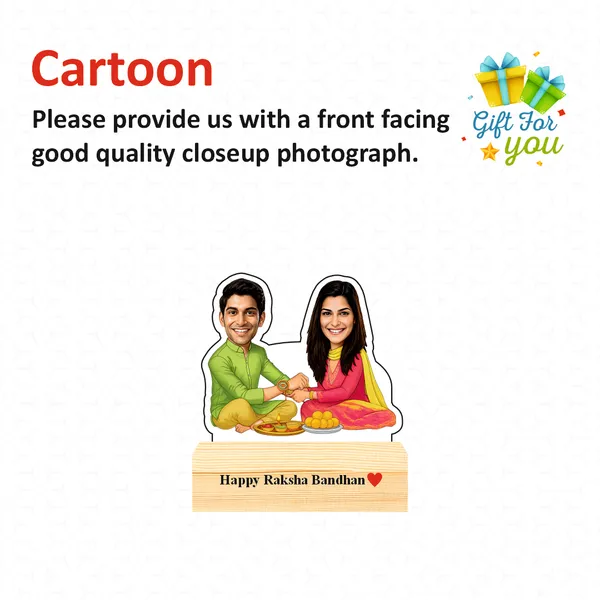 Rakhi_Special_Caricature_Gift_–_Personalized_Sibling_Standee_with_Wooden_Base