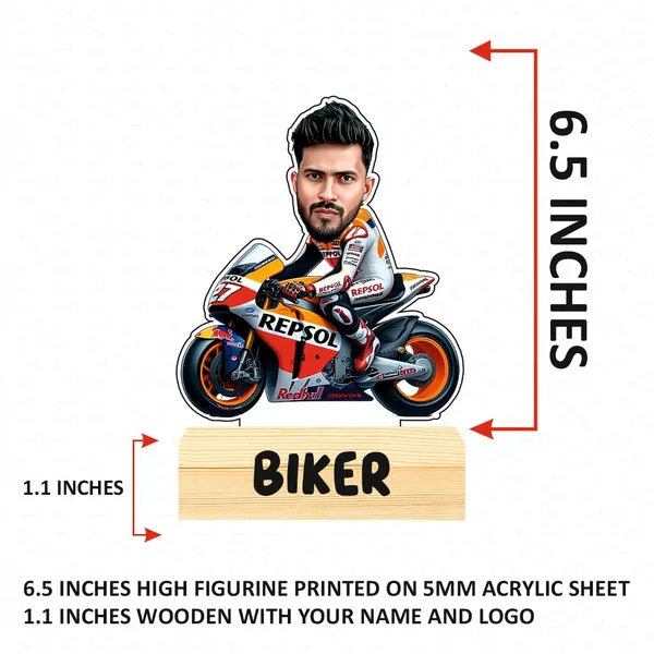 Customized_Adventure_Caricature_Racer_Wooden_Base__Personalized_Gift_With_Wooden_Base_Name_&_Logo_Engraved_