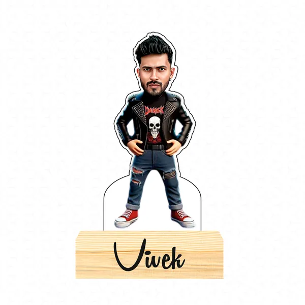 Capturing_Happiness_Customized_Superhero_Caricature_Name_&_Logo_Engraved_With_Wooden_Base_Table_Top_Frame_For_Gifts