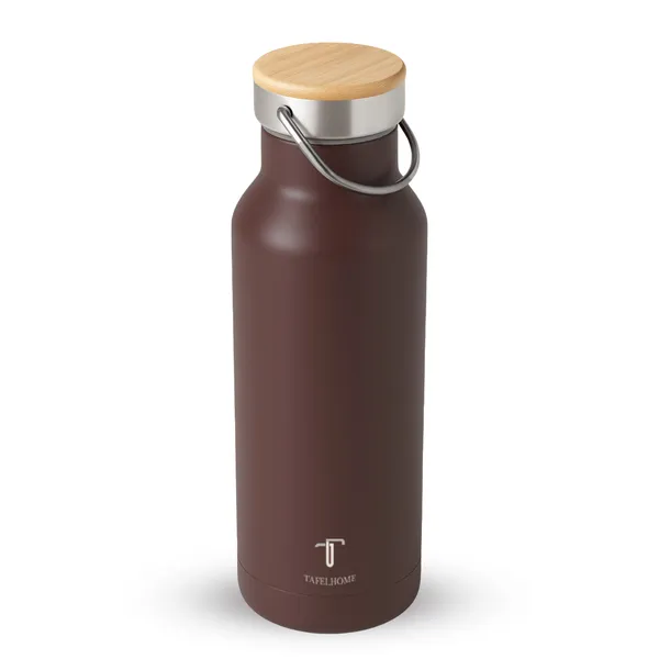 Mud_Brown_Stainless_Steel_Water_Bottle_For_Unisex