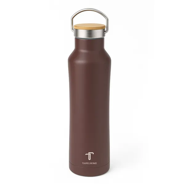 Mud_Brown_Stainless_Steel_Water_Bottle_For_Unisex