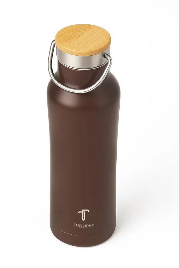 Mud_Brown_Stainless_Steel_Water_Bottle_For_Unisex