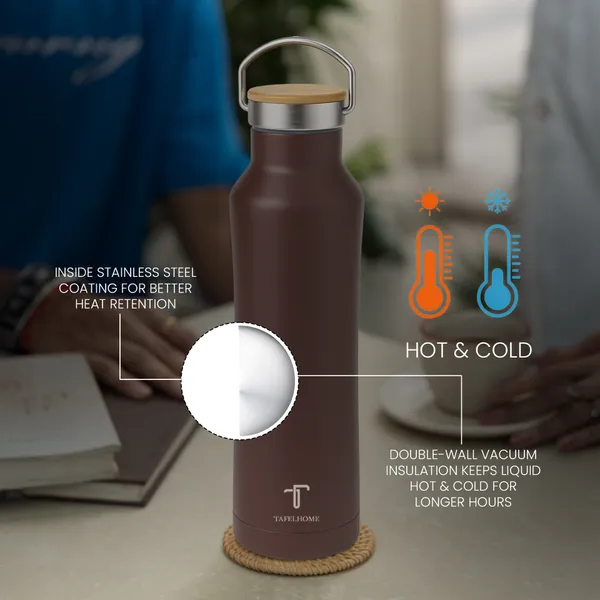 Mud_Brown_Stainless_Steel_Water_Bottle_For_Unisex