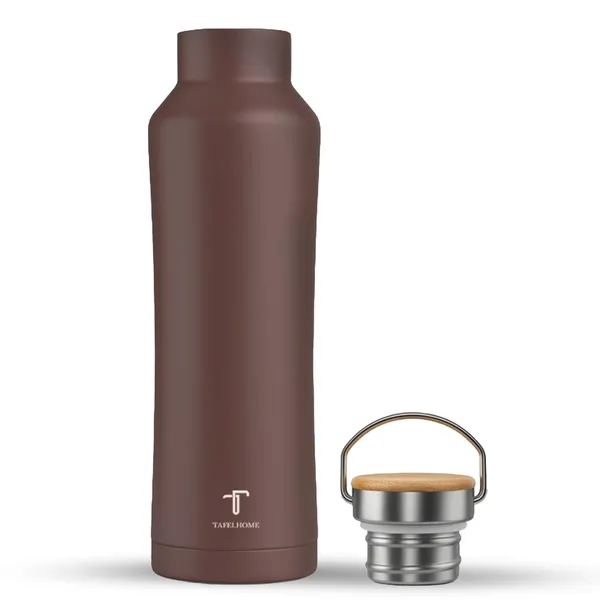 Mud_Brown_Stainless_Steel_Water_Bottle_For_Unisex