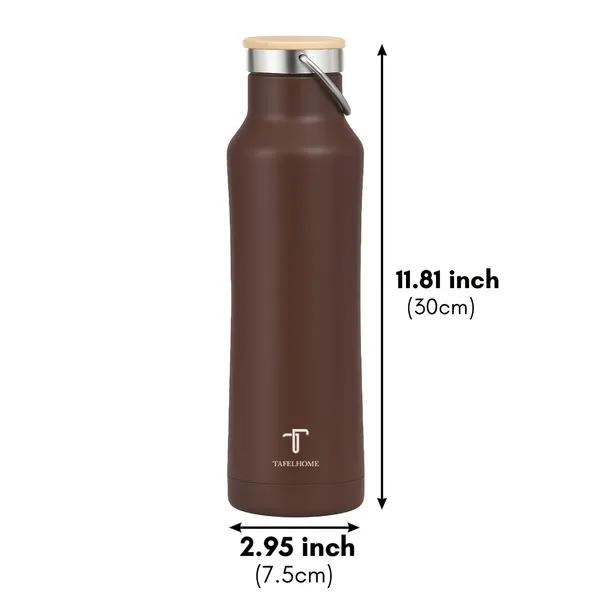 Mud_Brown_Stainless_Steel_Water_Bottle_For_Unisex