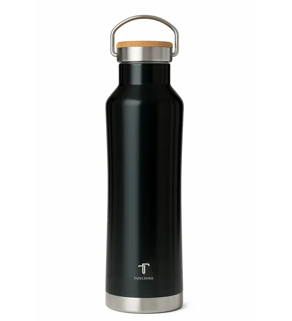 Glossy_Black_Stainless_Steel_Water_Bottle_For_Unisex