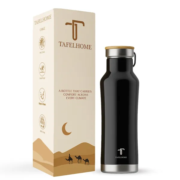 Glossy_Black_Stainless_Steel_Water_Bottle_For_Unisex