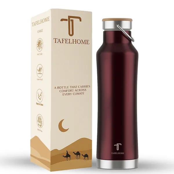 Wine_Red_Stainless_Steel_Water_Bottle_For_Unisex