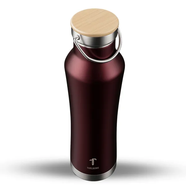 Wine_Red_Stainless_Steel_Water_Bottle_For_Unisex