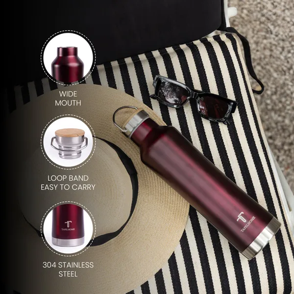 Wine_Red_Stainless_Steel_Water_Bottle_For_Unisex