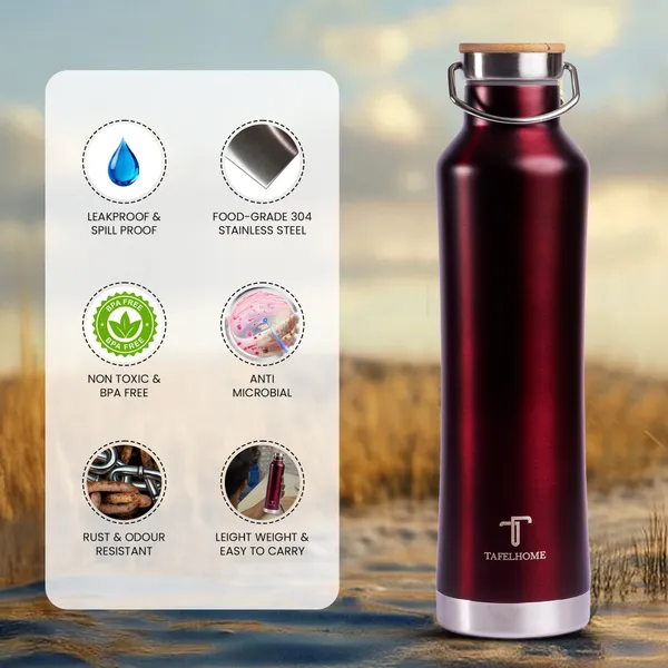 Wine_Red_Stainless_Steel_Water_Bottle_For_Unisex