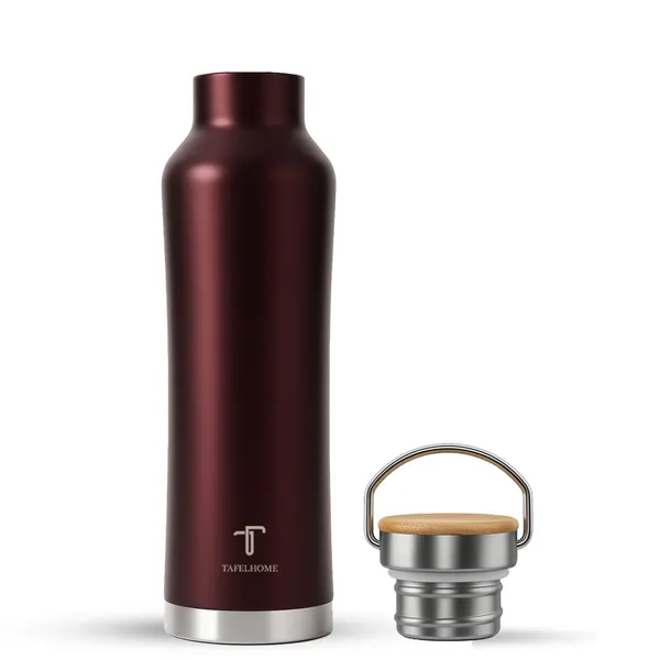 Wine_Red_Stainless_Steel_Water_Bottle_For_Unisex