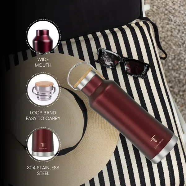 Wine_Red_Stainless_Steel_Water_Bottle_For_Unisex