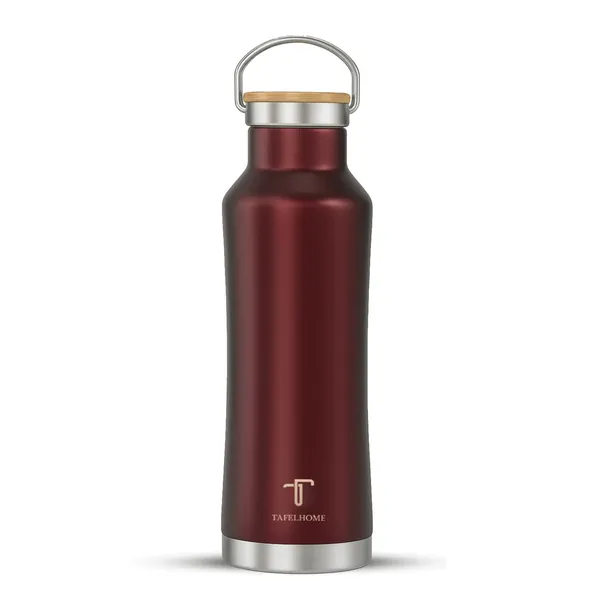 Wine_Red_Stainless_Steel_Water_Bottle_For_Unisex