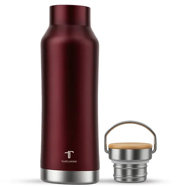 Wine_Red_Stainless_Steel_Water_Bottle_For_Unisex